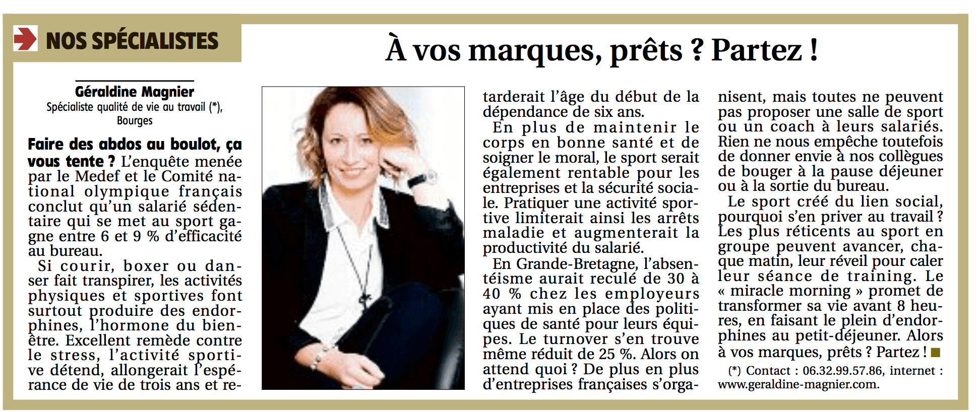Faites vos abdos au boulot ;-)