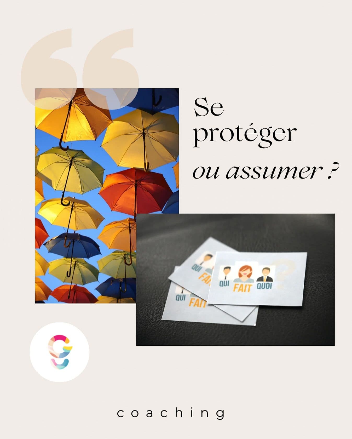 Parapluie ou action ?