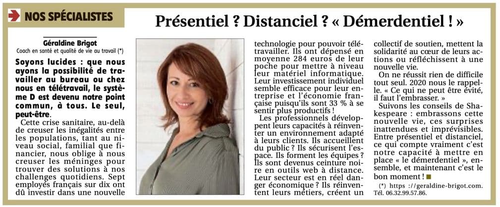 Présentiel ? Distanciel ? Démerdentiel !